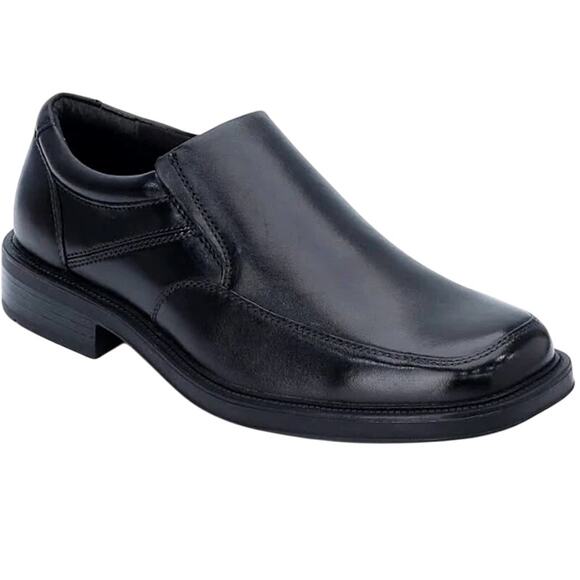 Dockers Men's 8 Black Emptor Slip On Synthetic Leather Round Toe Dress Shoe - Picture 1 of 11